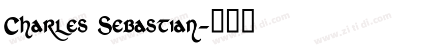 Charles Sebastian字体转换